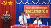 Kỳ họp thứ 11 HĐND phường An Lộc khoá XI, nhiệm kỳ 2016 – 2021