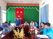 Ban thường vụ tỉnh đoàn kiểm tra, giám sát hoạt động ủy thác  tại xã Thanh Lương