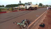 Bình Phước: Xe tải va chạm với xe máy một người tử vong