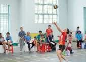 Liên quân TH – THCS An Phú, TH Lê Văn Tám, Mầm Non Sơn Ca, Mầm non Hoạ Mi vô địch giải bóng chuyền nữ ngành giáo dục