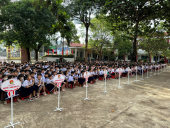 Trường Tiểu học An Lộc A giáo dục truyền thống cách mạng cho học sinh