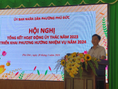 UBND phường Phú Đức tổng kết hoạt động ủy thác năm 2023
