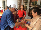 150 phần quà trao tặng người mù thị xã Bình Long