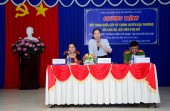 Hội viên phụ nữ phường An Lộc đối thoại với cấp ủy chính quyền địa phương