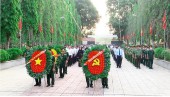 Tổ chức Lễ viếng nghĩa trang liệt sỹ Bình Long - Hớn Quản nhân dịp Đại hội Đảng bộ thị xã Bình Long lần thứ XII, nhiệm kỳ 2020-2025.