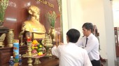 Trường Quốc Quang đón nhận bảng xếp hạng di tích cấp tỉnh