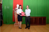 Phó Chủ tịch UBND thị xã Nguyễn Anh Đức trao Quyết định điều động, bổ nhiệm Phó Trưởng phòng Văn hóa và Thông tin