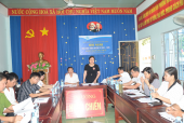 Đoàn Giám sát Thị ủy Bình Long làm việc với phường Hưng Chiến về công tác lãnh đạo, chỉ đạo tổ chức bầu cử