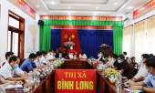 Thường trực HĐND tỉnh giám sát tại thị xã Bình Long