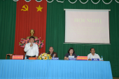 Ông Trần Văn Mi - Đại biểu HĐND tỉnh tiếp xúc cử tri xã Thanh Phú trước kỳ họp thứ 5, HĐND tỉnh khoá X