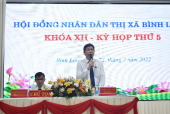 HĐND thị xã Bình Long thông qua 05 Nghị quyết thực hiện nhiệm vụ 06 tháng cuối năm 2022