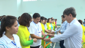250 vận động viên Tập đoàn cao su Việt Nam tham gia Hội thao CNVC-LĐ khu vực Capuchia – Lào