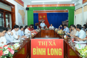 Sở Nội vụ công bố quyết định thanh tra công tác Nội vụ thị xã Bình Long