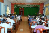 Phúc tra chấm điểm bình xét phong trào “Toàn dân đoàn kết xây dựng đời sống văn hoá” năm 2022 trên địa bàn xã Thanh Lương