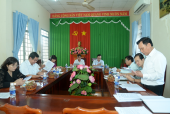 Thường trực HĐND thị xã khảo sát tình hình tổ chức và hoạt động của HĐND xã Thanh Lương, nhiệm kỳ 2021 – 2026