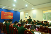 Trung tá Lý Quyết Thắng nhận nhiệm vụ Chính trị viên Ban chỉ huy quân sự thị xã Bình Long