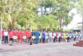 Hơn 150 vận động viên tham gia giải bóng chuyền lực lượng vũ trang thị xã Bình Long