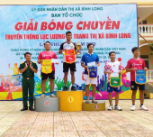 Đội bóng chuyền Công an thị xã vô địch giải bóng chuyền lực lượng vũ trang thị xã Bình Long