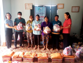 Phụ nữ phường Phú Đức tổ chức tặng 60 phần quà tết nhân dịp Tết Nguyên đán Quý Mão 2023