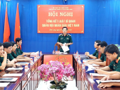 Ban CHQS thị xã Bình Long tổng kết thực hiện Luật Sĩ quan Quân đội Nhân dân Việt Nam