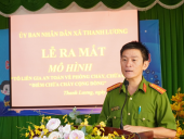 Xã Thanh Lương ra mắt mô hình "Tổ liên gia an toàn về PCCC" và mô hình “Điểm chữa cháy công cộng”