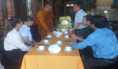 Lãnh đạo Xã Thanh Lương thăm, chúc mừng và tặng quà các chùa trên địa bàn Nhân dịp Lễ vu Lan.