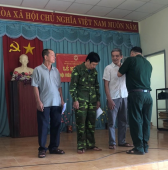 Hội cựu chiến binh xã Thanh Lương tổ chức kết nạp Hội viên mới năm 2023