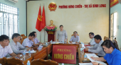 Phó Bí thư Thường trực Thị ủy Nguyễn Thị Loan làm việc với phường Hưng Chiến về phát triển kinh tế tập thể