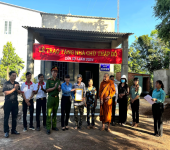 Xã Thanh Lương tổ chức Lễ trao tặng nhà Chữ thập đỏ năm 2024