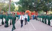 Bình Long bàn giao 113 thanh niên thực hiện nghĩa vụ quân sự và Công an nhân dân