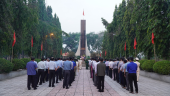 Bình Long viếng nghĩa trang liệt sỹ nhân dịp kỷ niệm 94 năm ngày thành lập Đảng