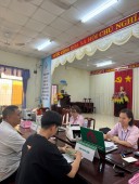 Ngân hàng Chính sách xã hội thị xã Bình Long thực hiện phiên giao dịch tại xã Thanh Phú