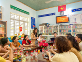 Chi bộ Trường Tiểu học Võ Thị Sáu sinh hoạt chuyên đề  “Giữ trọn lời thề đảng viên”