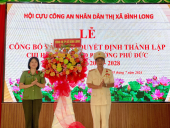 Thành lập Chi hội Cựu Công an Nhân dân phường Phú Đức, thị xã Bình Long