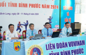 Trao giải nội dung thi quyền tại giải vô địch Vovinam các lứa tuổi tỉnh Bình Phước