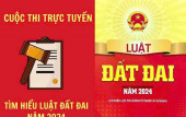 CUỘC THI TRỰC TUYẾN “TÌM HIỂU LUẬT ĐẤT ĐAI VÀ CẢI CÁCH HÀNH CHÍNH" THỊ XÃ BÌNH LONG NĂM 2024.