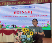 XÃ THANH LƯƠNG TỔ CHỨC HỘI NGHỊ CÁN BỘ, CÔNG CHỨC VÀ NGƯỜI LAO ĐỘNG NĂM 2025