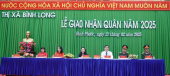 Bình Long bàn giao 117 thanh niên thực hiện nghĩa vụ quân sự và Công an nhân dân