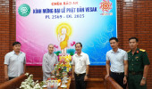 Lãnh đạo thị xã Bình Long thăm chúc mừng đại lễ phật đản năm 2025