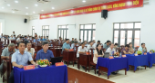 Cán bộ, đảng viên thị xã Bình Long dự Hội nghị toàn quốc quán triệt và triển khai thực hiện Nghị quyết số 66-NQ/TW