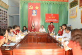 Hội Chữ thập đỏ thị xã sơ kết công tác hội 6 tháng đầu năm 2025